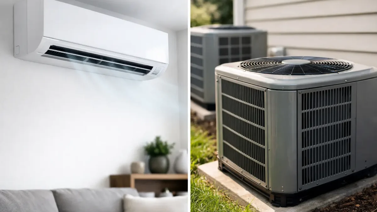 Ductless Mini Split Versus Central Air