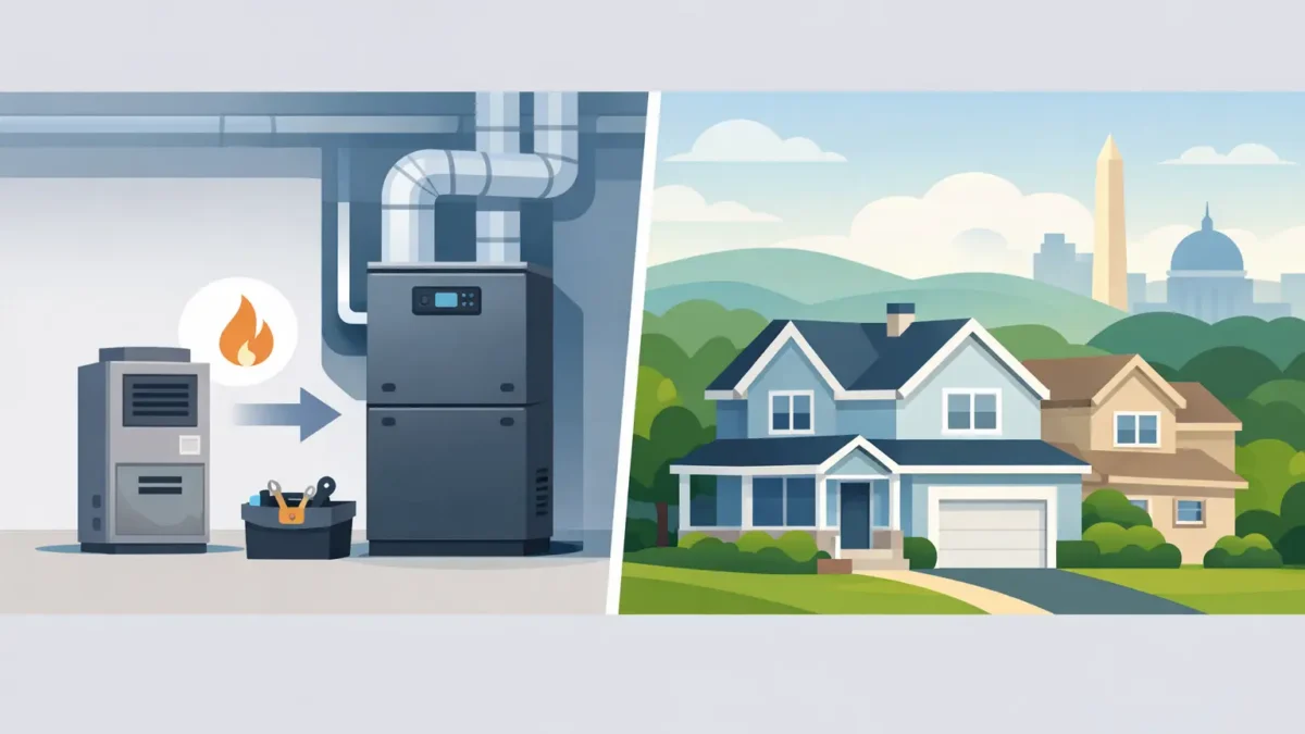 Furnace Replacement Examples for Northern Virginia Homes
