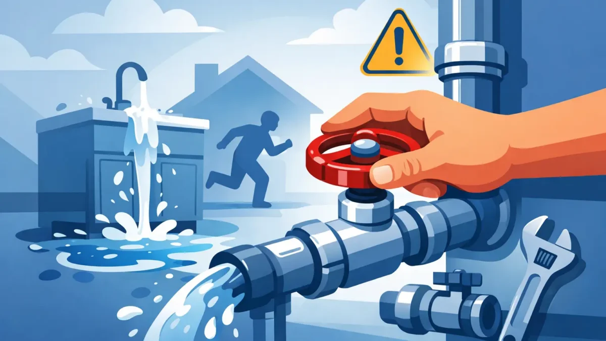 How to Shut Off Water Fast in an Emergency