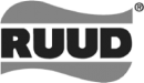 A black and white image of the word " luudu ".