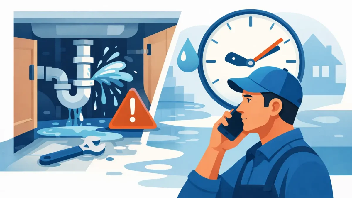 Plumbing Emergencies in the First 10 Minutes